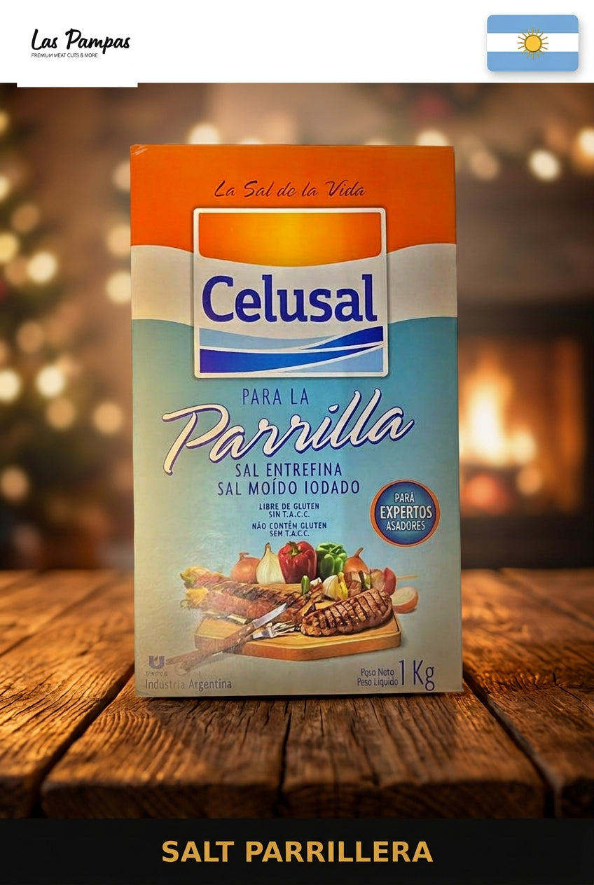 Salt parrillera for BBQ - Celusal 1kg