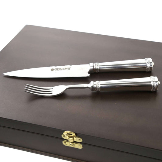 Argentum Sterling Silver Steak Cutlery Set