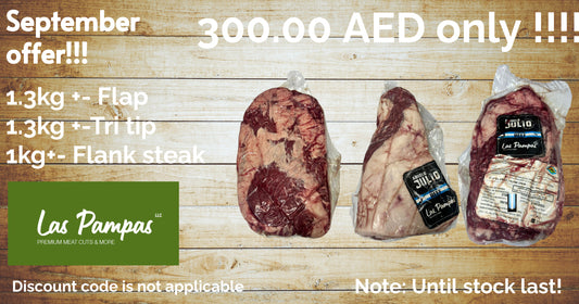 September Special offer 300 AED ONLY!!! FLAP - Trip tip - Flank steak