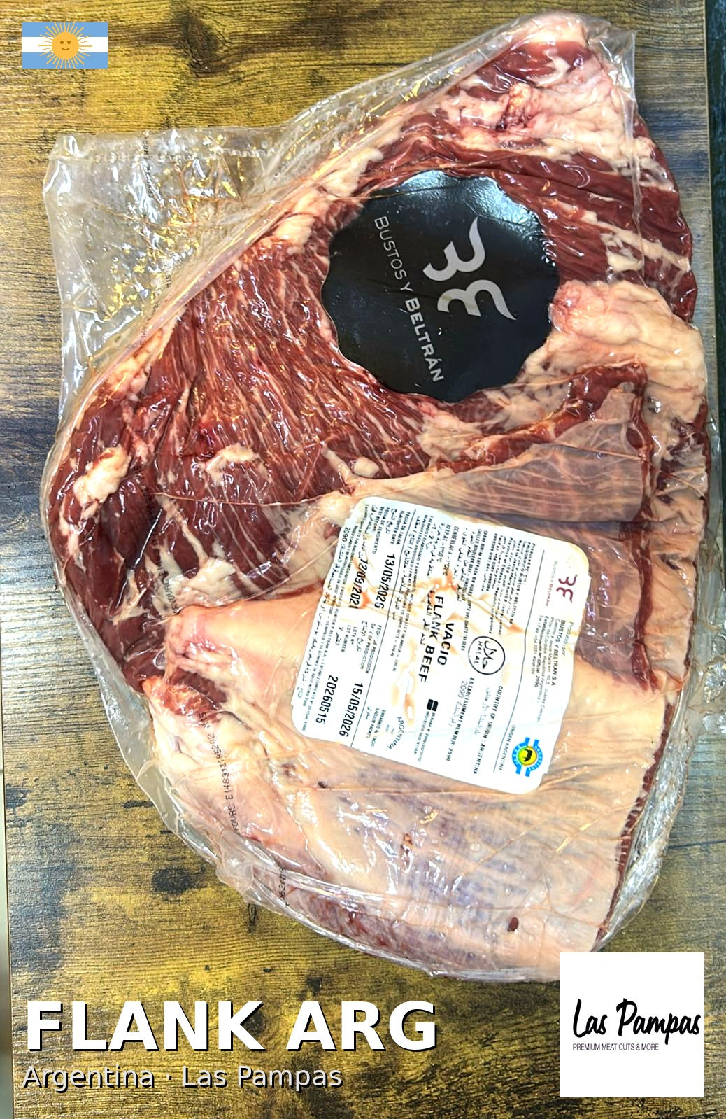 Flank Full / Vacio Argentina Halal 2kg to 3.5kg