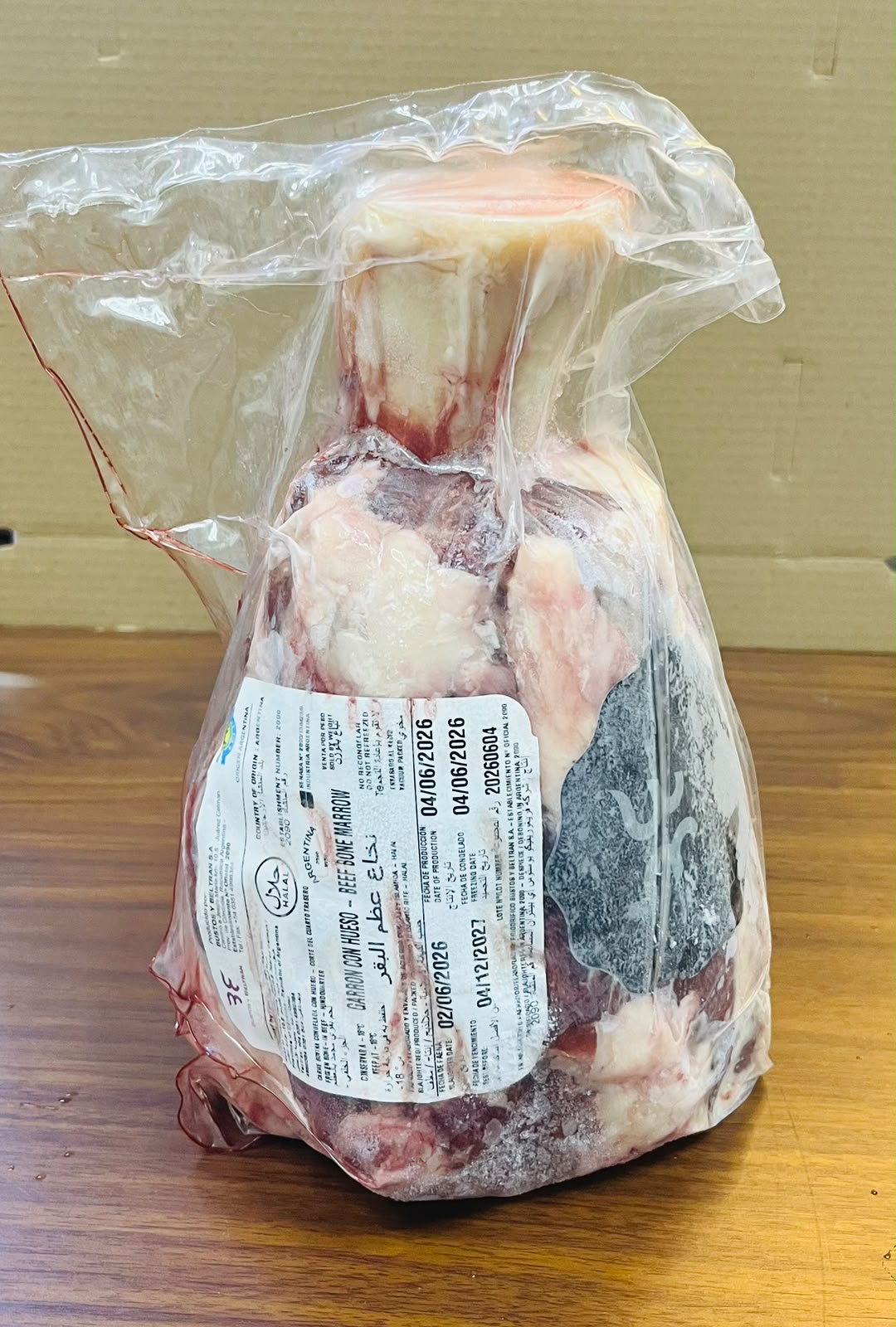Bone-In Beef Shank (Garron Con Hueso) Frozen Argentina 2kg to 3kg 85.00 per kg