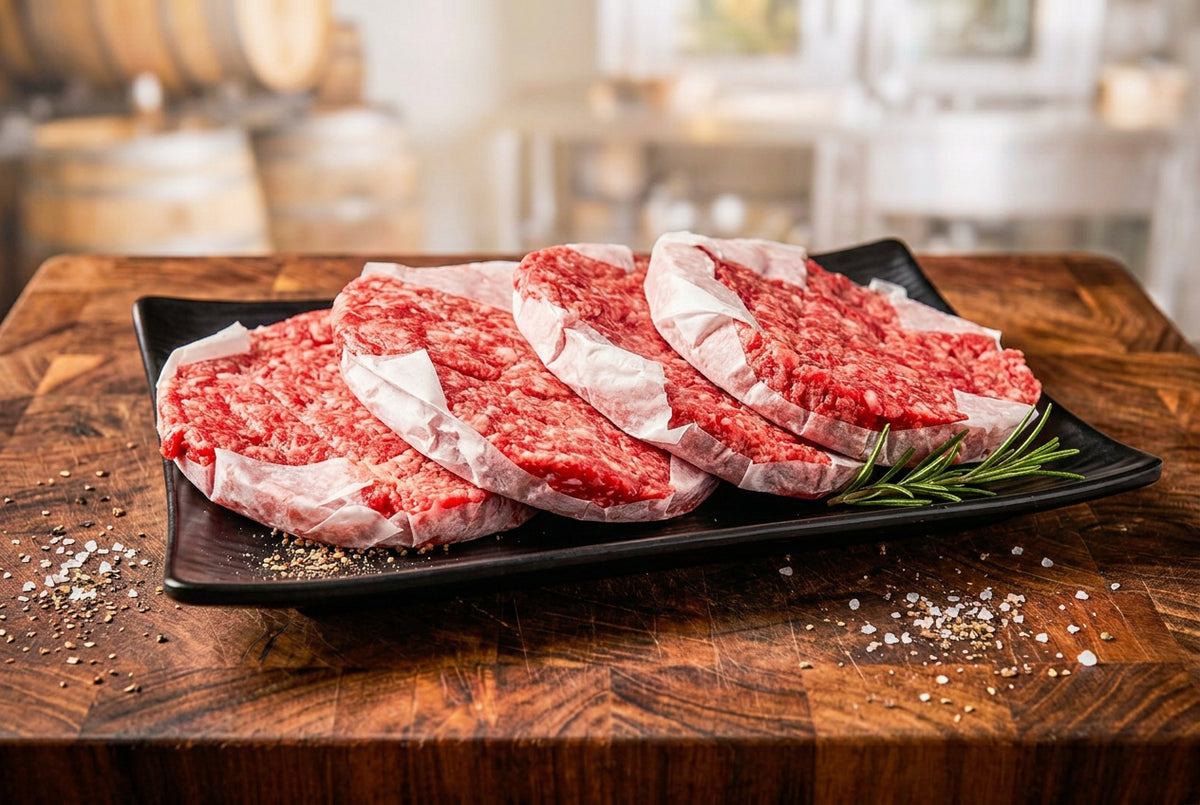 Limited Edition Flank Argentine Beef Burgers 140g x 4 (Frozen)