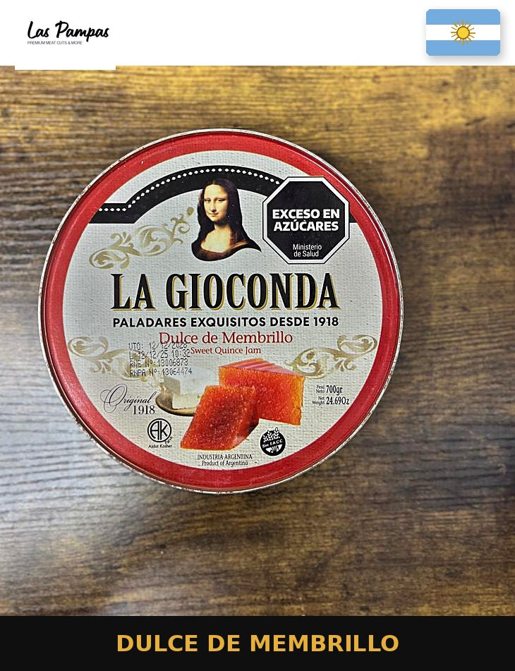Dulce de membrillo 700grs - La gioconda