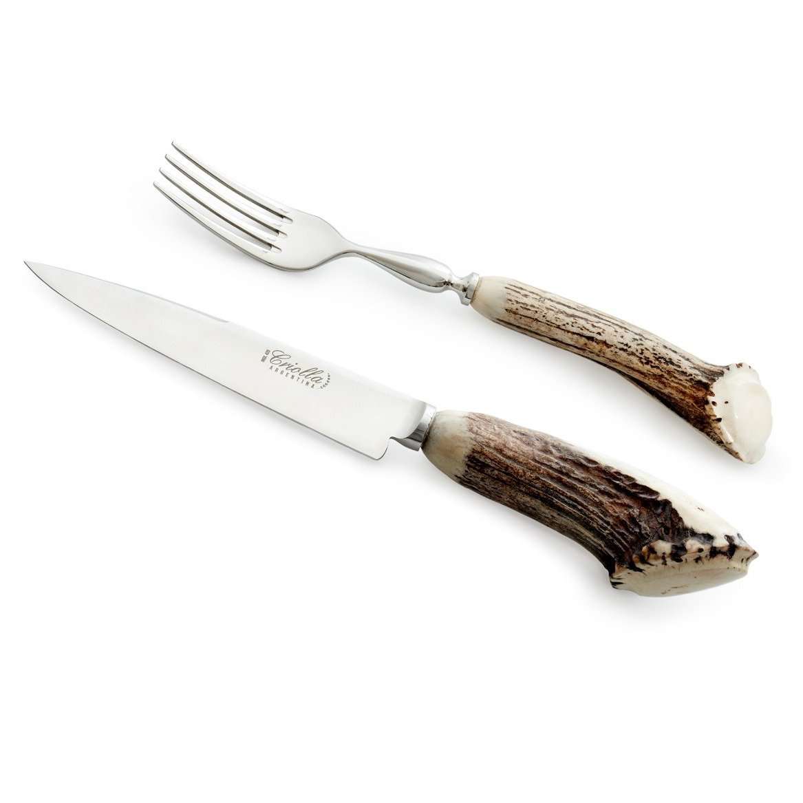 Deer Antler Steak Cutlery Set