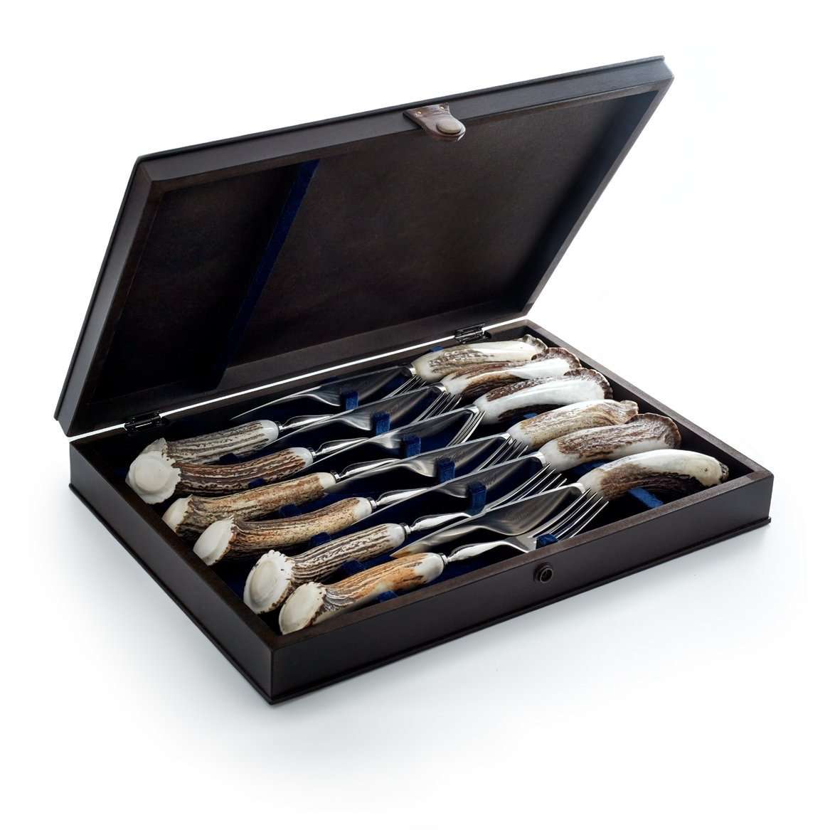 Deer Antler Steak Cutlery Set